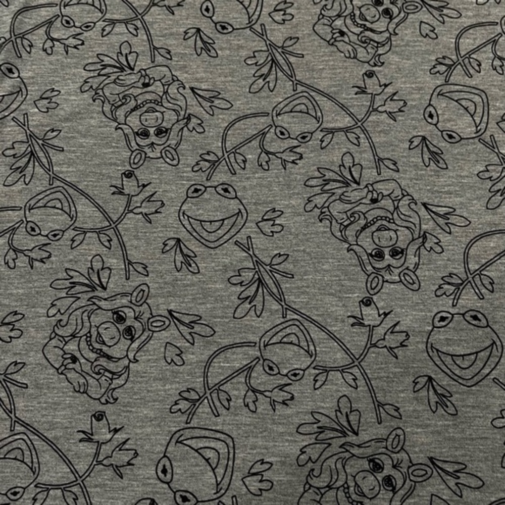 LuLaRoe Disney Collection Carly Dress Miss Piggy and Kermit the Frog Sz M EUC - Picture 6 of 7